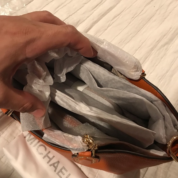 Michael Kors Brooklyn Leather Satchel - Picture 3 of 4